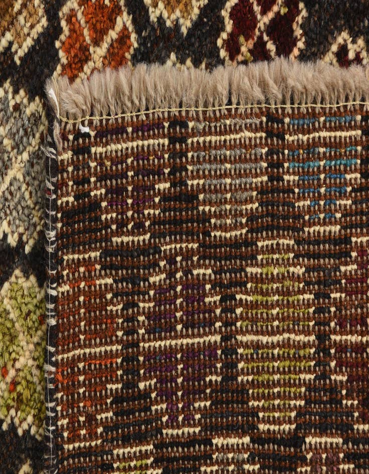 Detail image of 2' 6 x 7' 3  Hand Knotted Balouch Wool Runner Rug