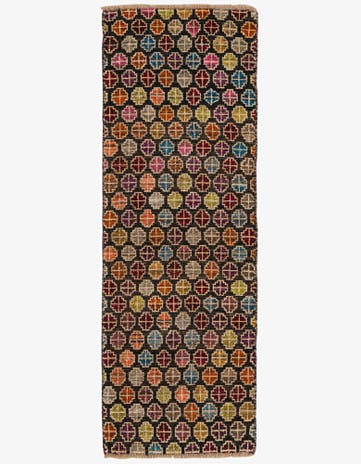 2' 6 x 7' 3 Hand Knotted Balouch Wool Runner Rug