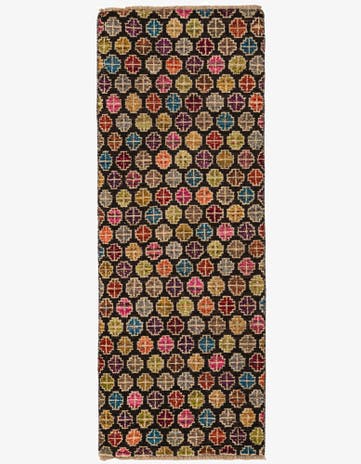 2' 8 x 7' 1 Hand Knotted Balouch Wool Runner Rug