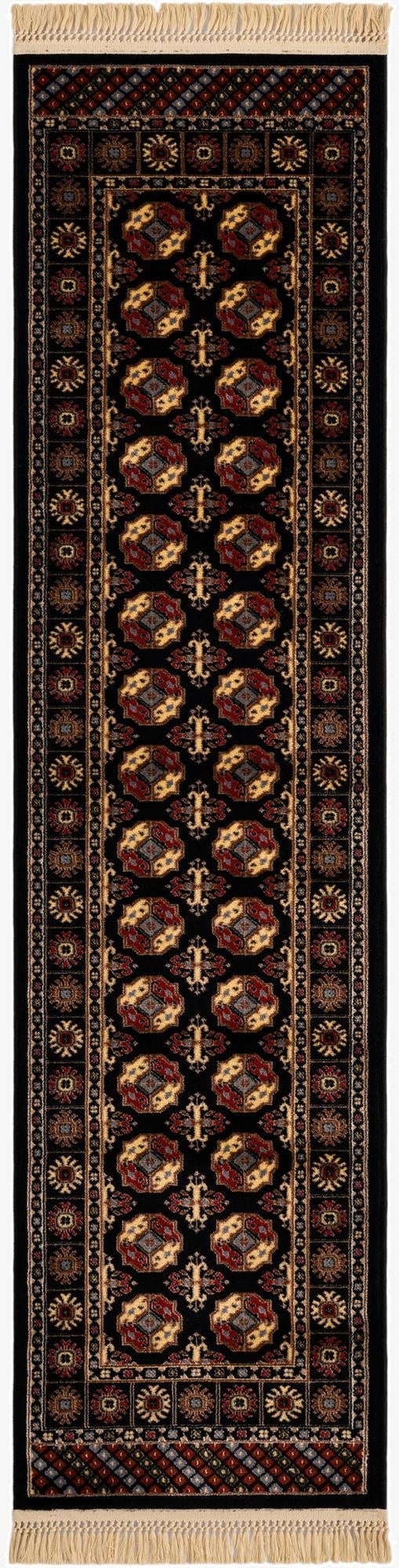 2' x 8' Bokhara Runner Rug