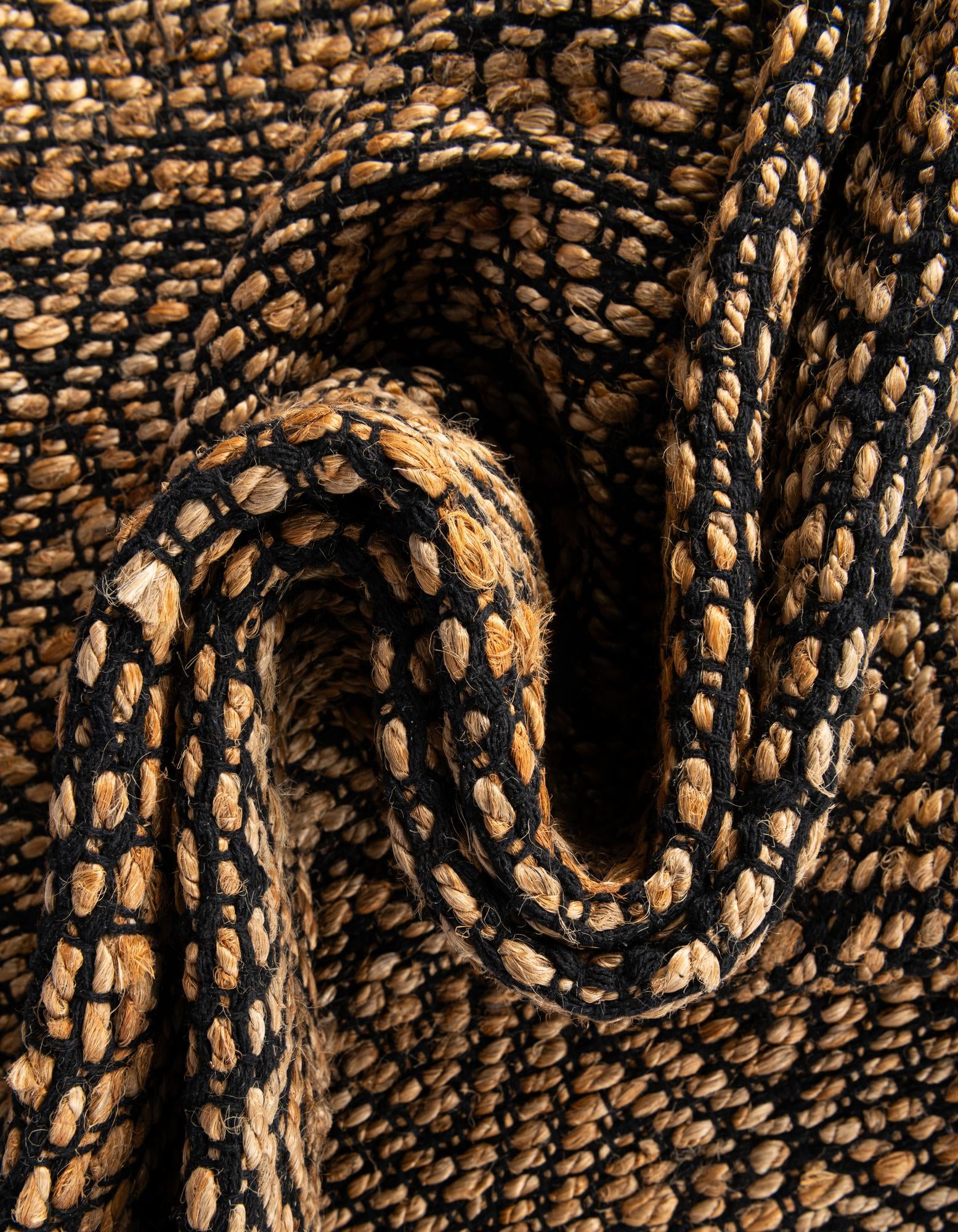 2' 2 x 12' Hand Woven Braided Jute Runner Rug