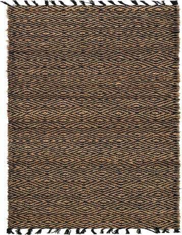 Detail image of 2' 2 x 12'  Hand Woven Braided Jute Runner Rug