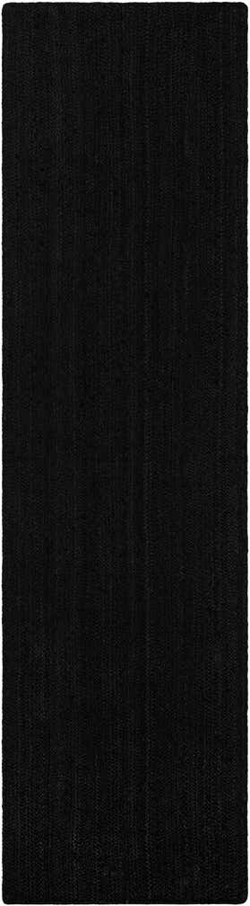 2' 7 x 9' 10 Handmade Braided Jute Runner Rug