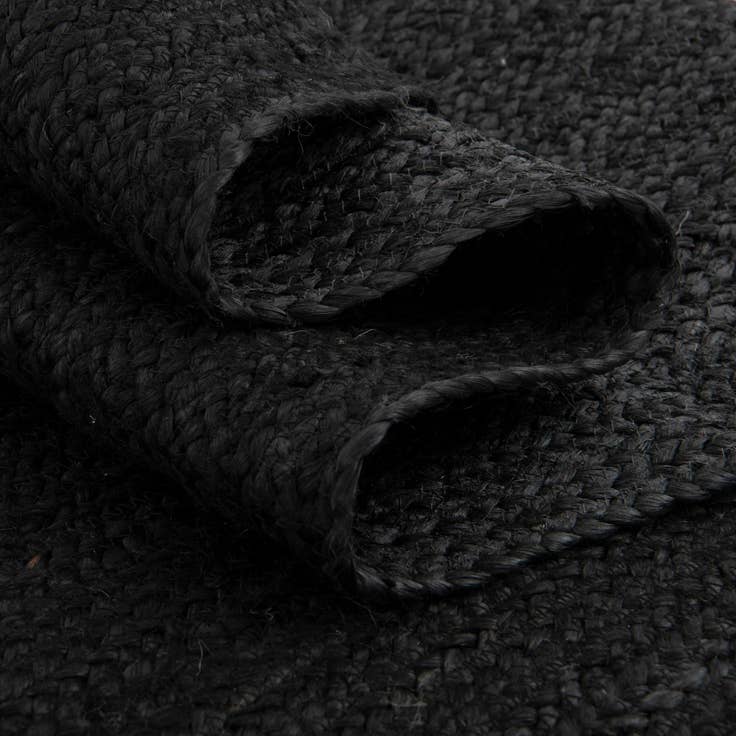 Detail image of 2' 7 x 9' 10 Handmade Braided Jute Runner Rug