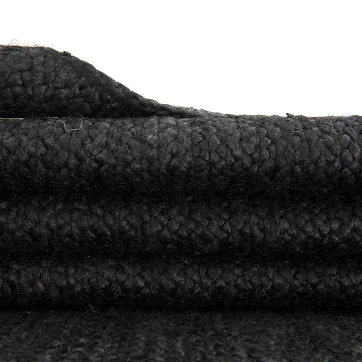 2' 7 x 9' 10 Handmade Braided Jute Runner Rug