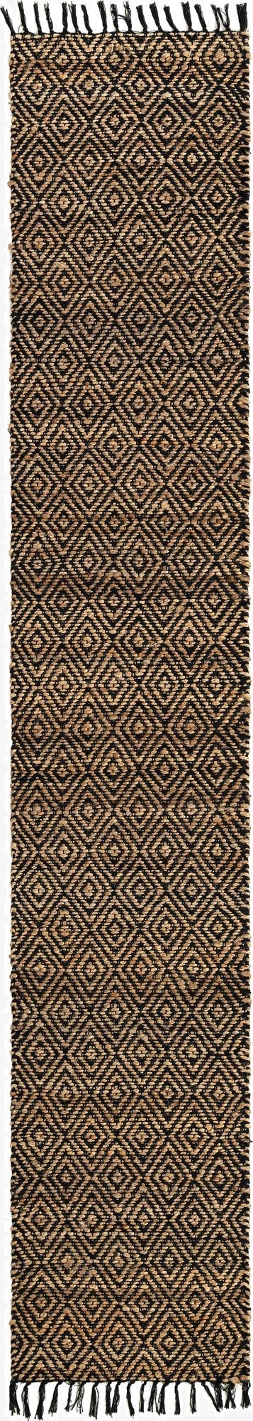 2' 2 x 12'  Hand Woven Braided Jute Runner Rug