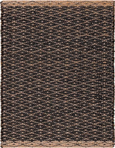 Detail image of 2' 7 x 13' 1 Hand Woven Chindi Trellis Runner Rug