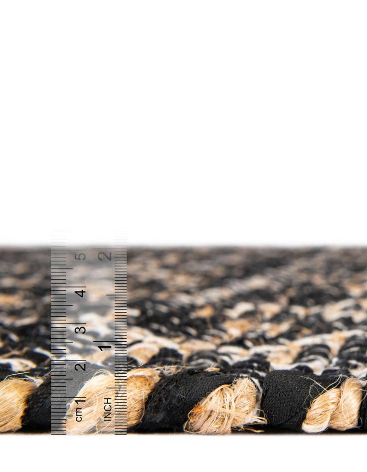 Detail image of 2' 2 x 6' 1 Hand Woven Chindi Trellis Runner Rug