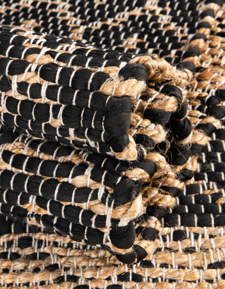 Detail image of 2' 2 x 6' 1 Hand Woven Chindi Trellis Runner Rug