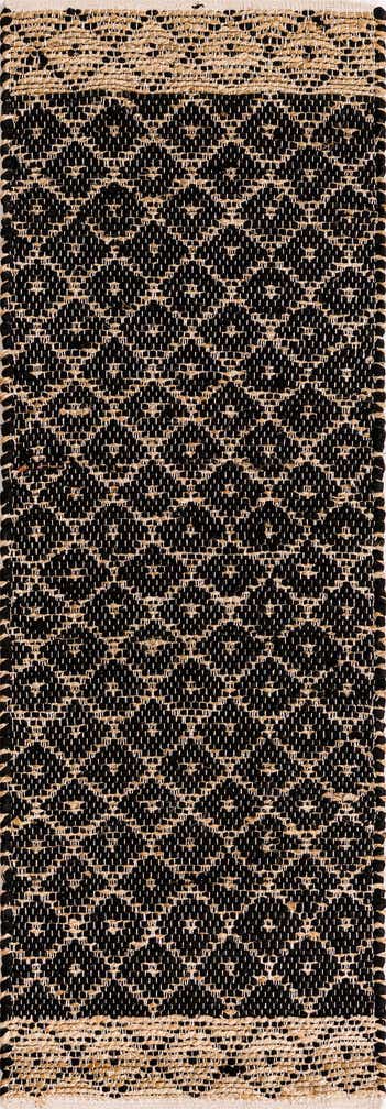 2' 2 x 6' 1 Hand Woven Chindi Trellis Runner Rug