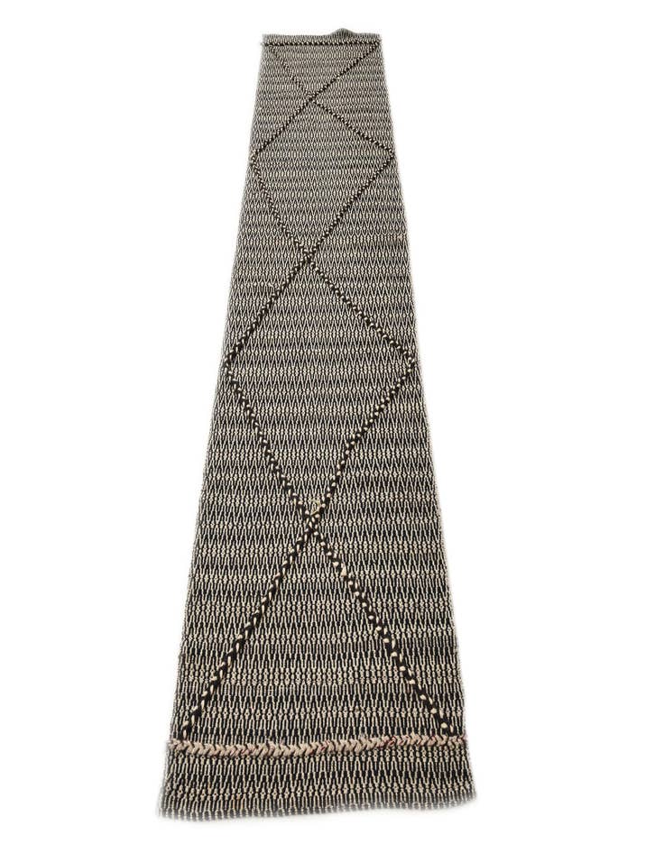 Detail image of 2' 6 x 10'  Hand Knotted Darya Wool Runner Rug