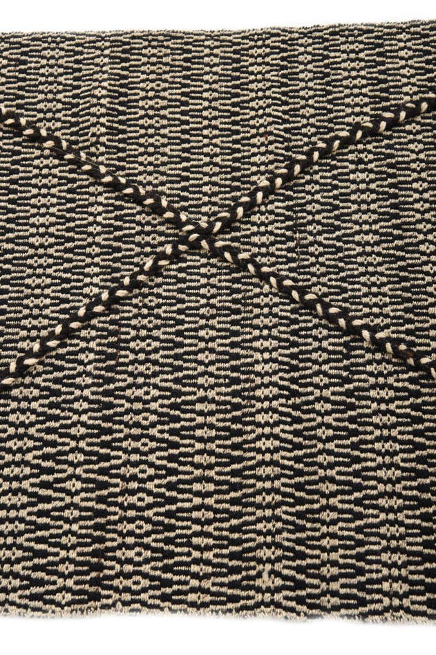 Detail image of 2' 6 x 10' Hand Knotted Darya Wool Runner Rug