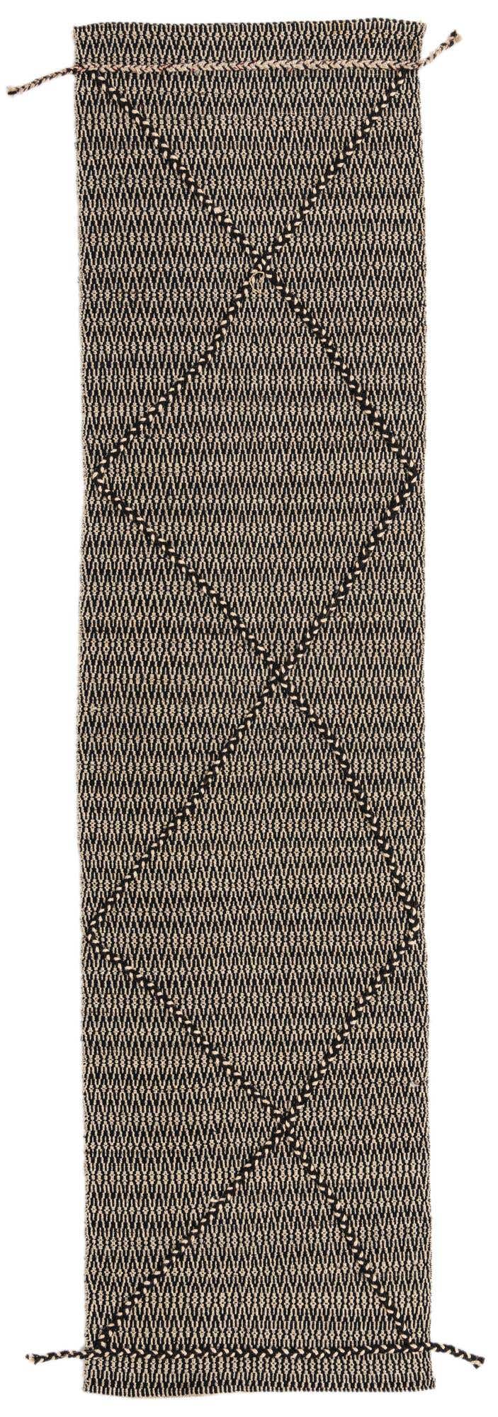 2' 6 x 10' Hand Knotted Darya Wool Runner Rug