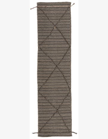 2' 6 x 10' Hand Knotted Darya Wool Runner Rug