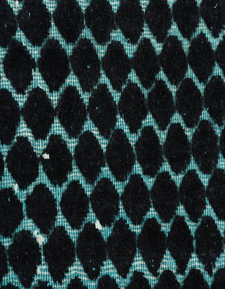 Detail image of 3' 4 x 10'  Hand Knotted Darya Wool Runner Rug