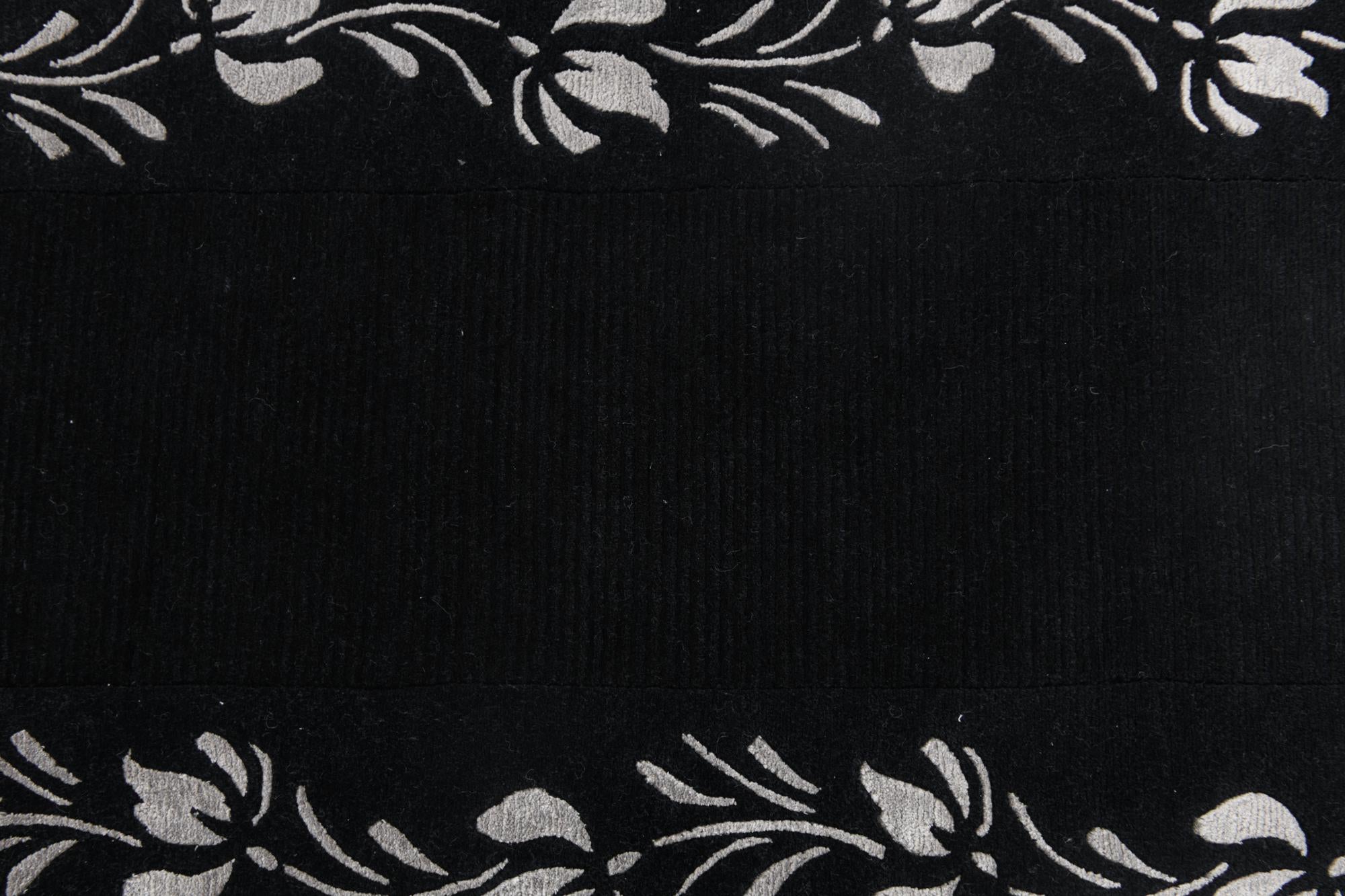 2' 9 x 10' Hand Knotted Darya Wool Runner Rug