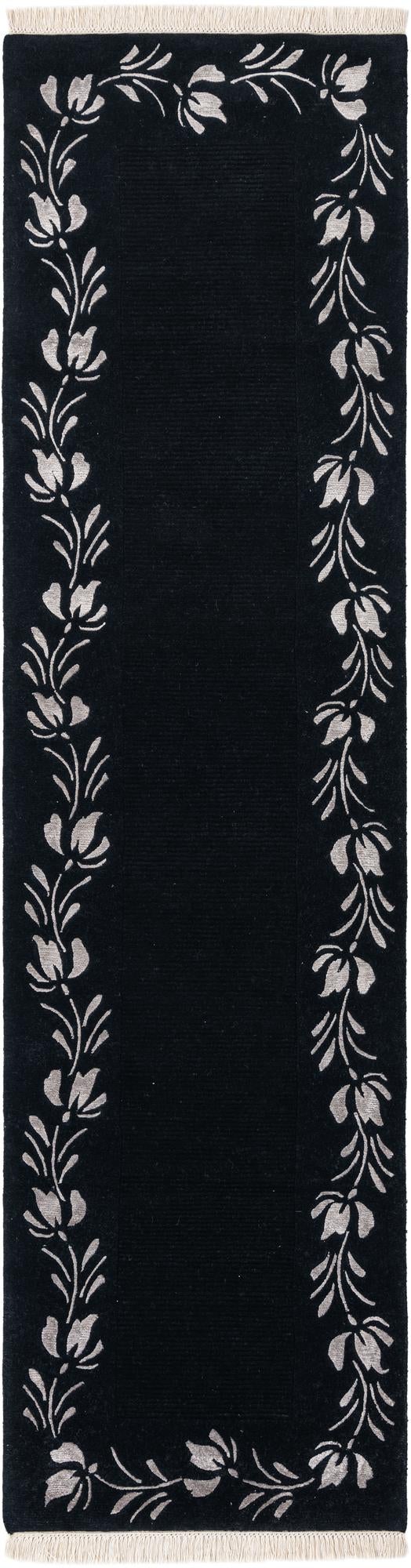 2' 9 x 10' Hand Knotted Darya Wool Runner Rug
