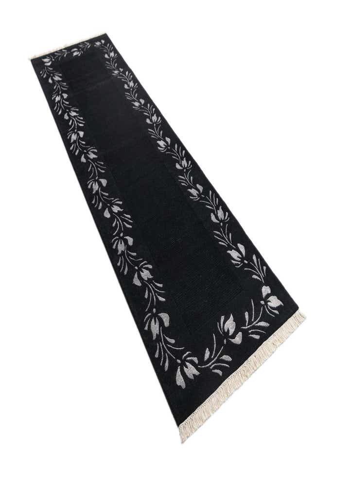 2' 11 x 9' 9 Hand Knotted Darya Wool Runner Rug