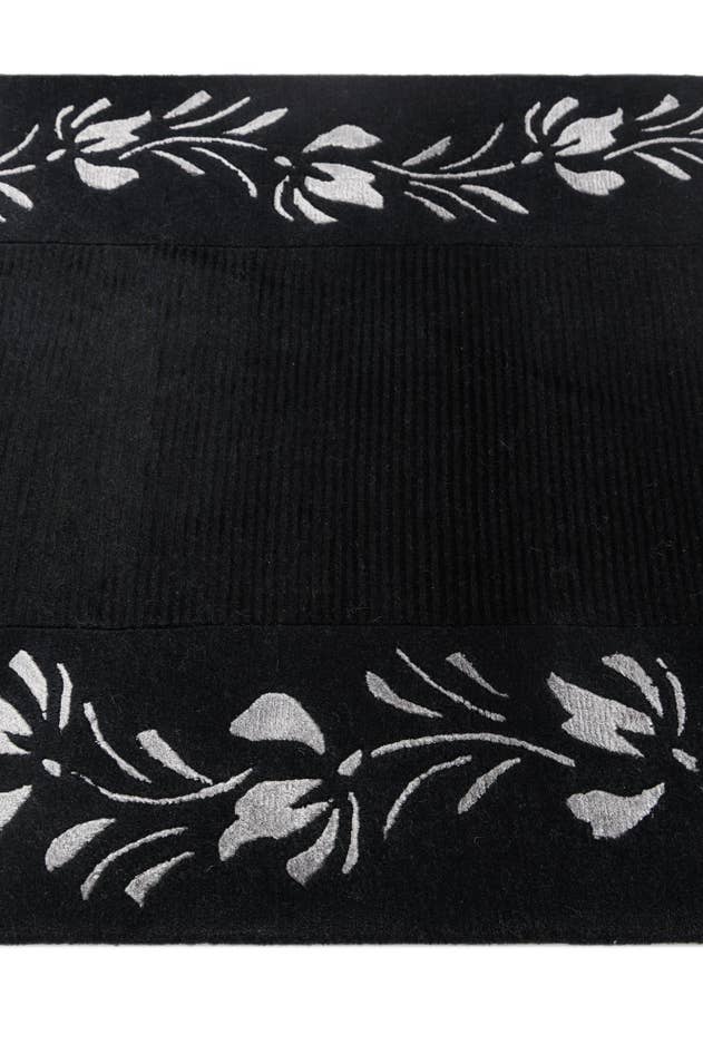 Detail image of 2' 11 x 9' 9 Hand Knotted Darya Wool Runner Rug