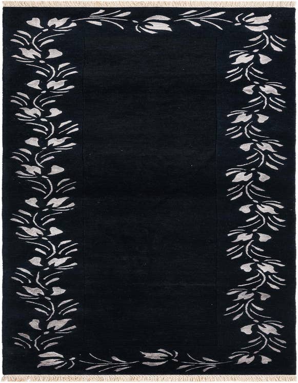 Detail image of 2' 11 x 9' 9 Hand Knotted Darya Wool Runner Rug
