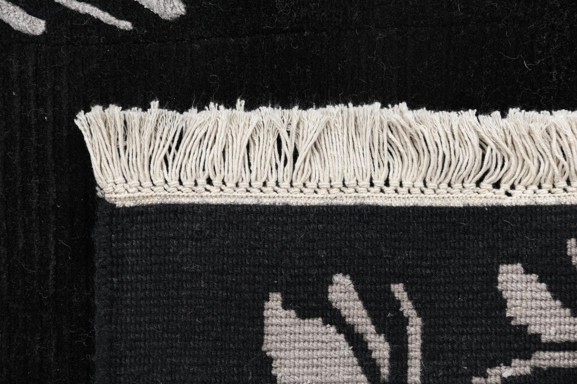 2' 7 x 8' 1 Hand Knotted Darya Wool Runner Rug