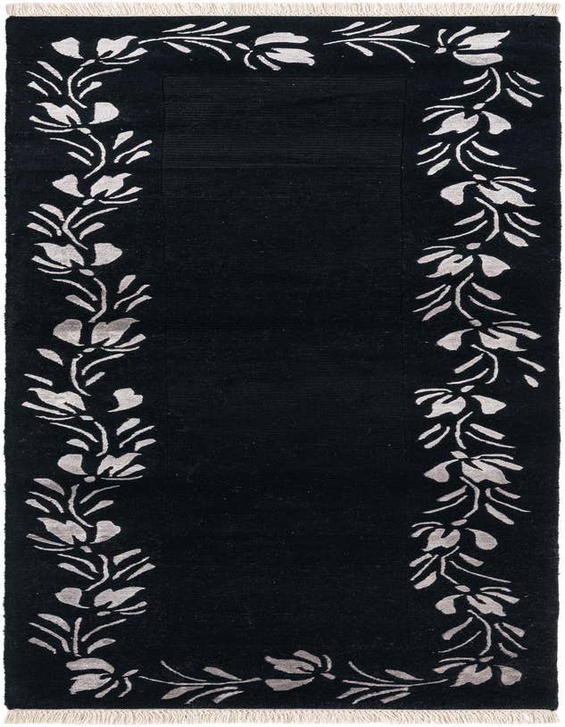 Detail image of 2' 7 x 8' 1 Hand Knotted Darya Wool Runner Rug