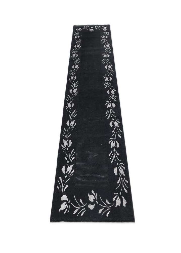 2' 11 x 9' 6 Hand Knotted Darya Wool Runner Rug