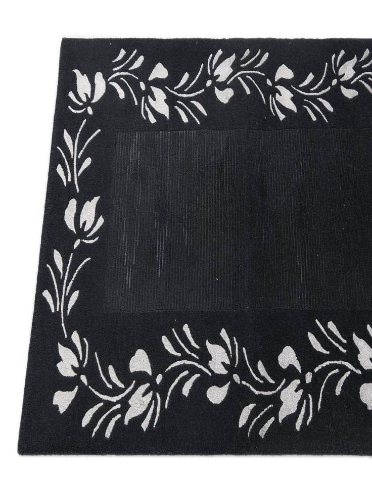 Detail image of 2' 11 x 9' 6 Hand Knotted Darya Wool Runner Rug