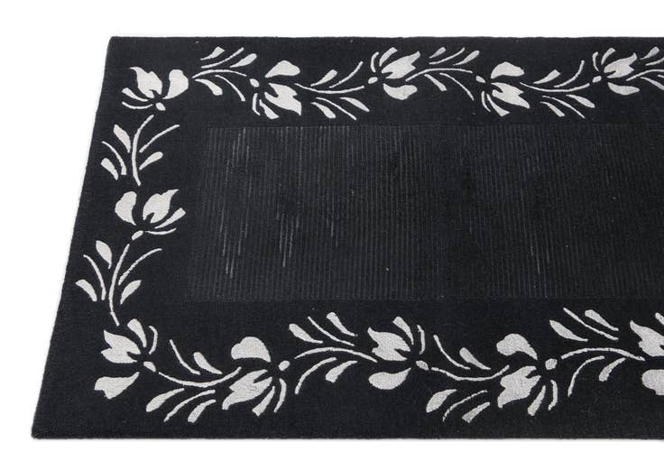 Detail image of 2' 11 x 9' 6 Hand Knotted Darya Wool Runner Rug