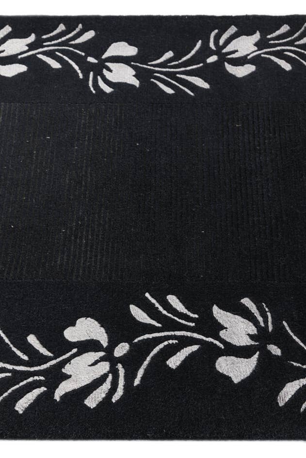 Detail image of 2' 11 x 9' 6 Hand Knotted Darya Wool Runner Rug