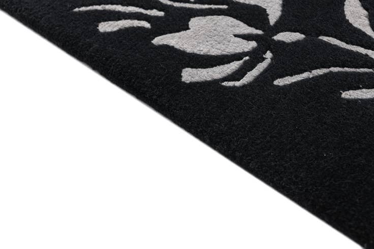 Detail image of 2' 11 x 9' 6 Hand Knotted Darya Wool Runner Rug