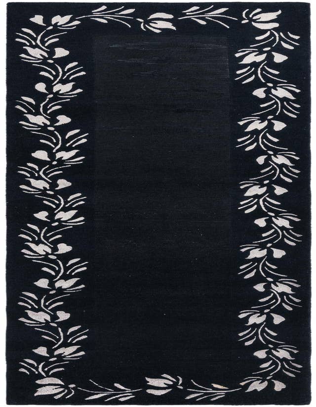 Detail image of 2' 11 x 9' 6 Hand Knotted Darya Wool Runner Rug