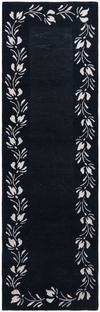 2' 11 x 9' 6 Hand Knotted Darya Wool Runner Rug