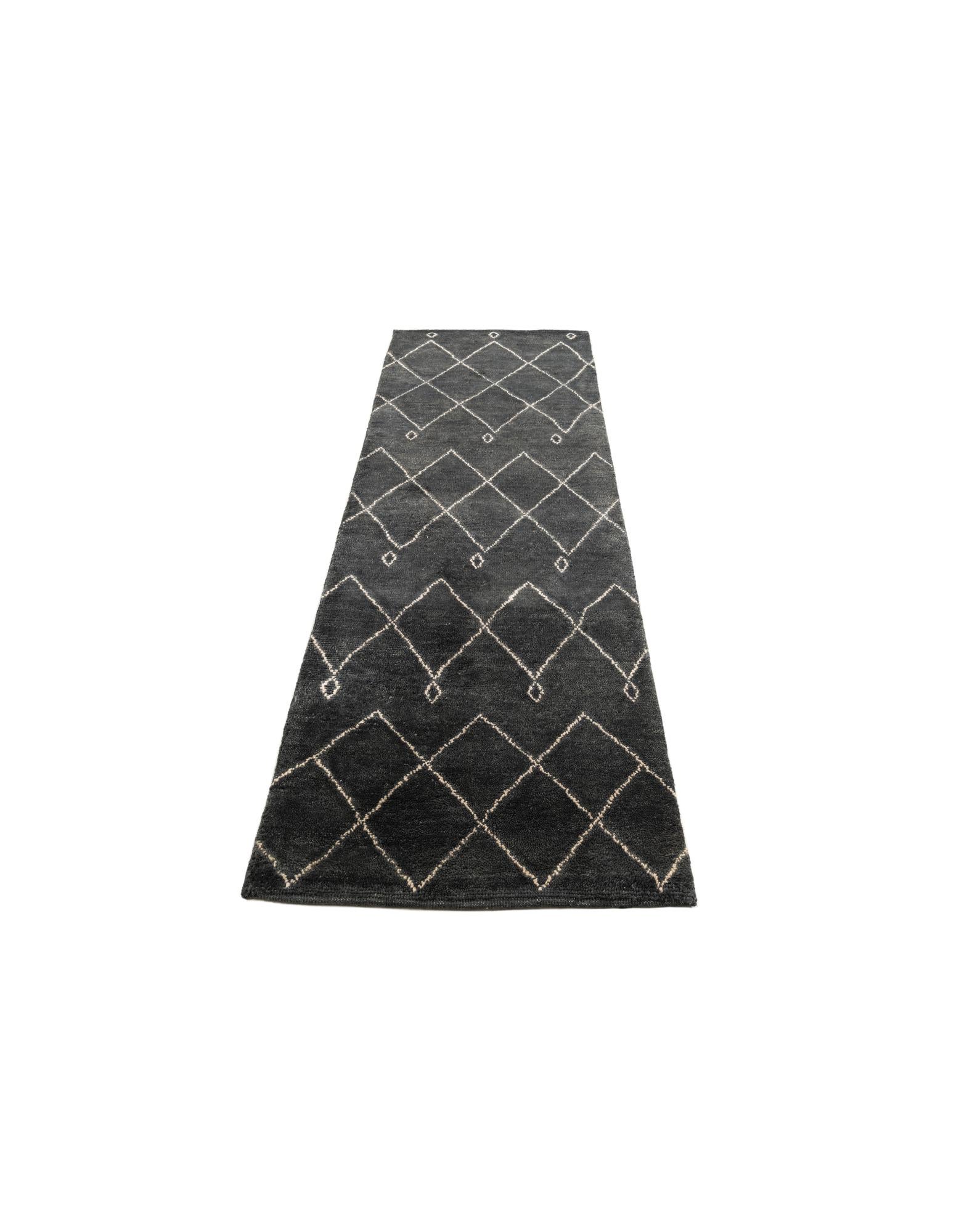 2' 10 x 8' Hand Knotted Darya Wool Runner Rug