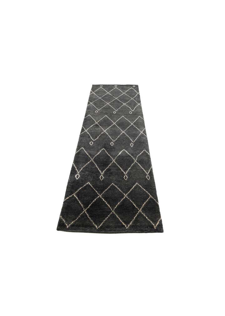 2' 10 x 8' Hand Knotted Darya Wool Runner Rug
