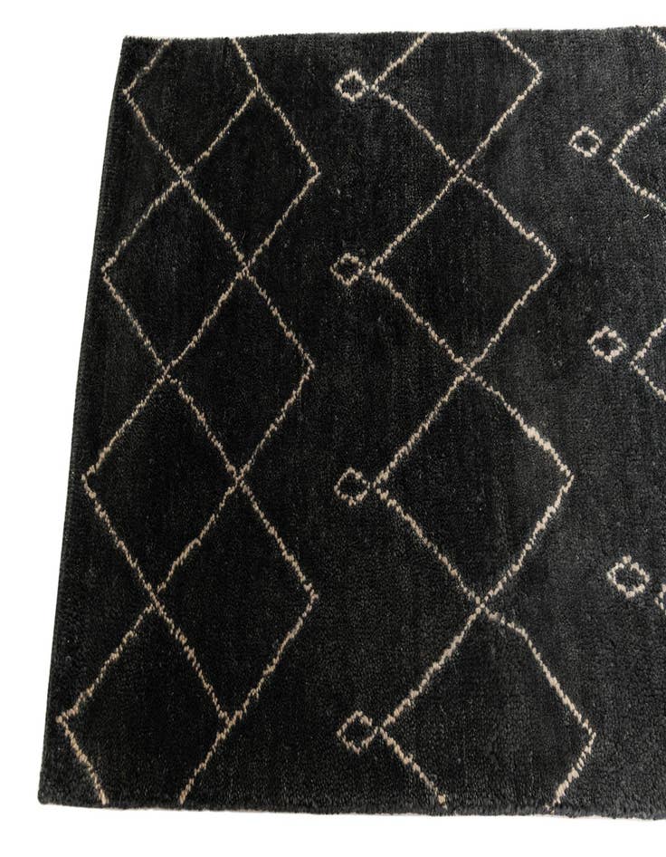 Detail image of 2' 10 x 8' Hand Knotted Darya Wool Runner Rug