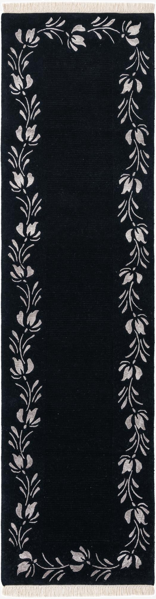 2' 9 x 10'  Hand Knotted Darya Wool Runner Rug