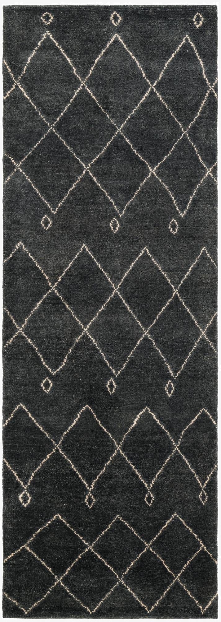 2' 10 x 8'  Hand Knotted Darya Wool Runner Rug