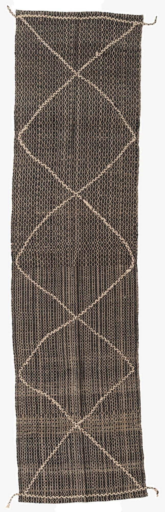 2' 8 x 10'  Hand Knotted Darya Wool Runner Rug