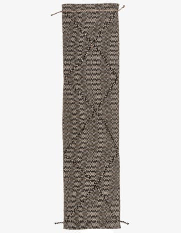 2' 6 x 10' Hand Knotted Darya Wool Runner Rug