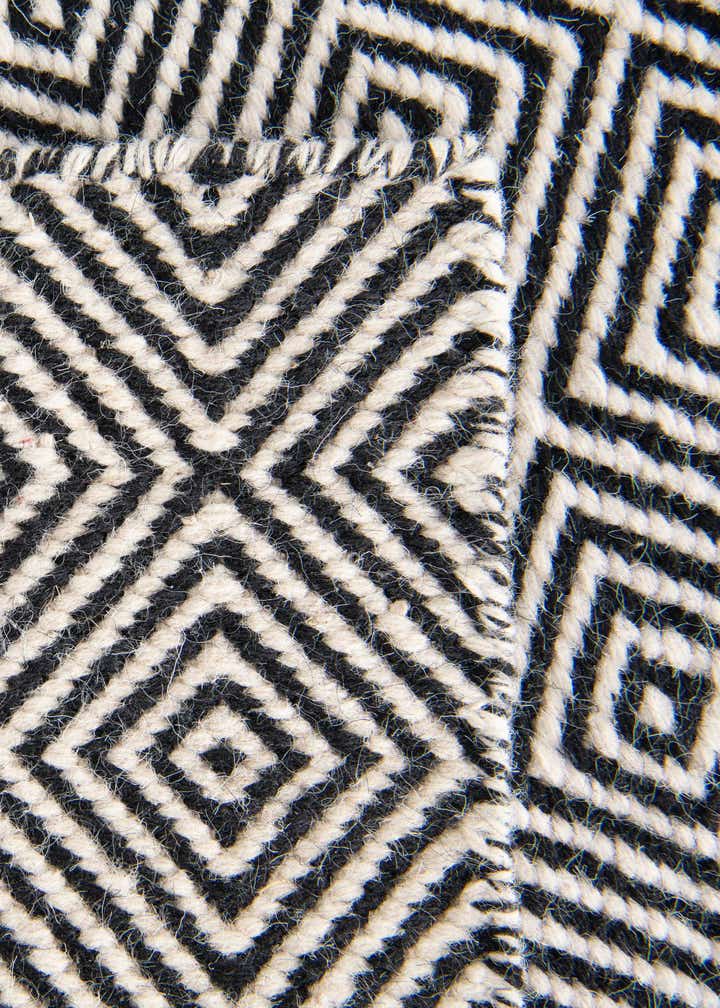 2' 7 x 14' 1 Hand Woven Geo Trellis Flatweave Runner Rug