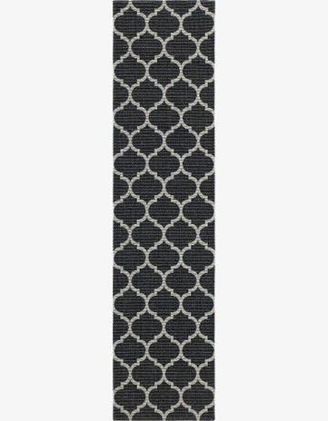 Black Georgia Runner Rug