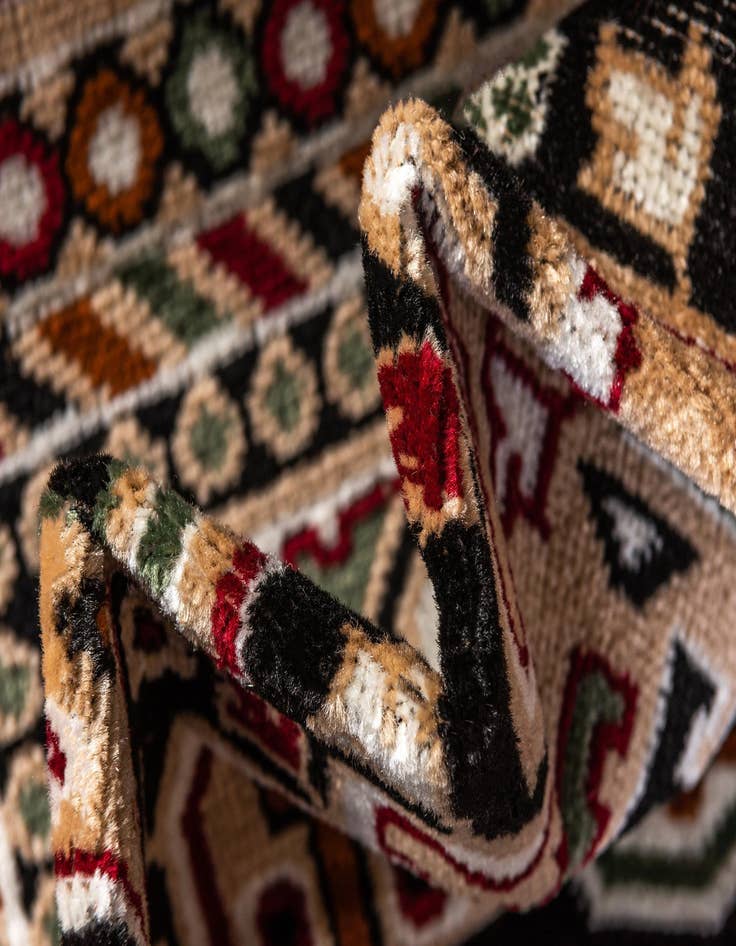 Detail image of 2' x 6' 3 Gharajeh Runner Rug