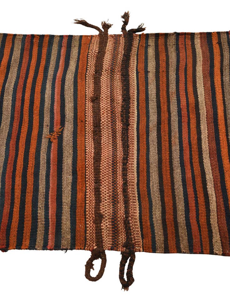 Detail image of 2' 5 x 8' 2  Hand Knotted Ghashghaei Persian Wool Runner Rug