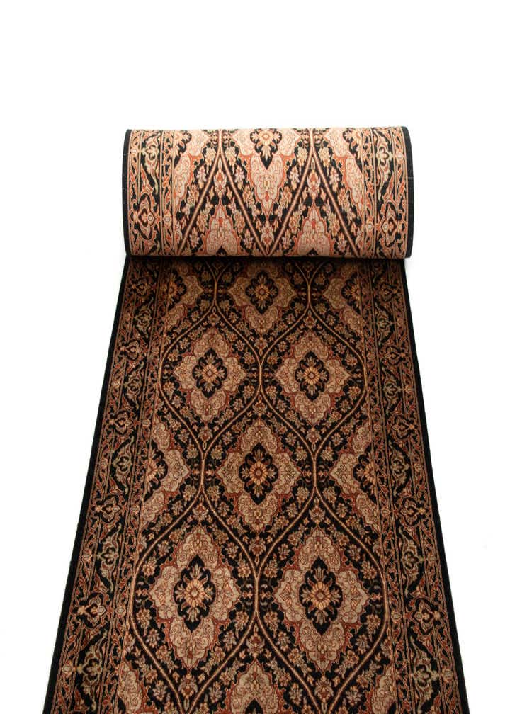1' 11 x 5' 8 Ghom Runner Rug