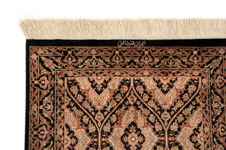 1' 11 x 5' 8 Ghom Runner Rug