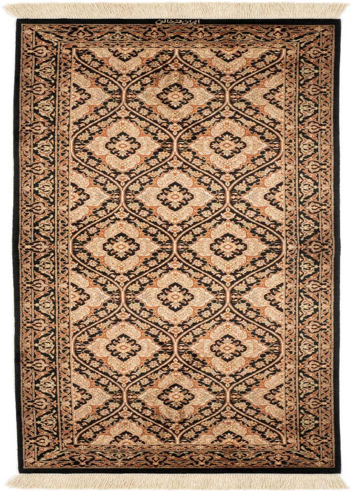 1' 11 x 5' 8 Ghom Runner Rug
