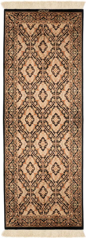 Detail image of 1' 11 x 5' 8 Ghom Runner Rug