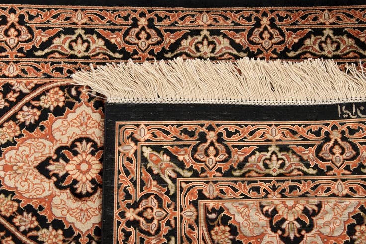 Detail image of 1' 11 x 5' 8 Ghom Runner Rug