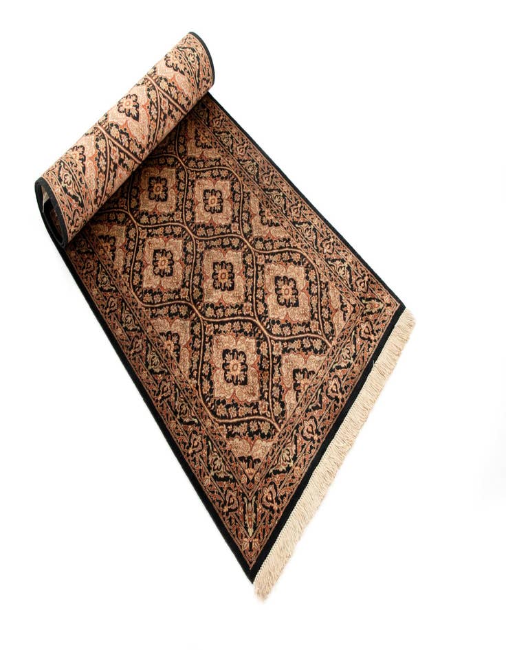 Detail image of 1' 11 x 5' 8 Ghom Runner Rug